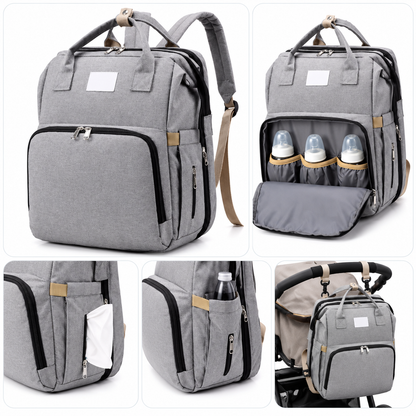 NestlyBag™ 2 in 1 Diaper Backpack